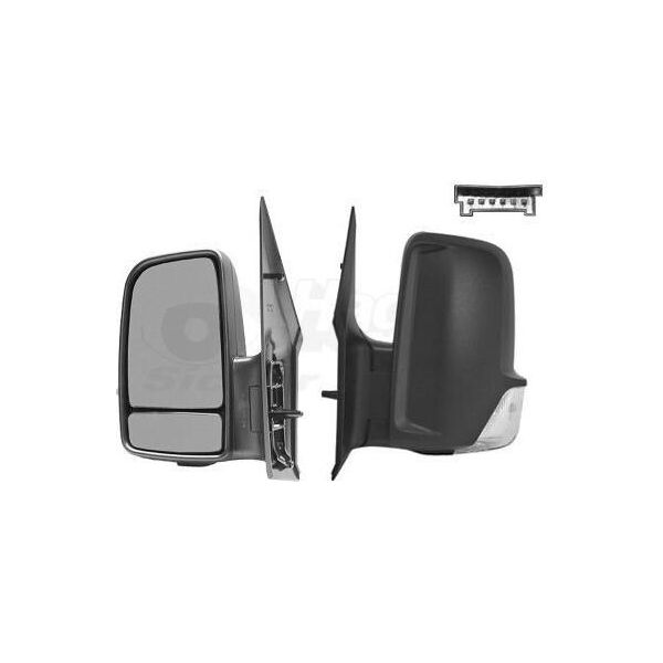Van Wezel 3077807 - Oe 906 810 60 16 Specchio Esterno, Sinistro Per Sprinter (W906)-image