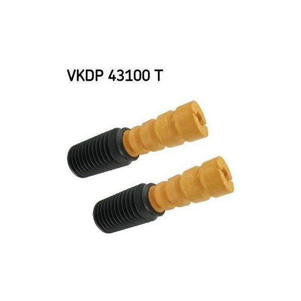 Skf Vkdp 43100 T - Oe 60566423 Staubschutzsatz, StoßDäMpfer FüR Toledo I (1L2), Felicia (6U), Golf Iii (1H), Golf Cabriolet (1E), Jetta Ii (165, 19E, 1G2), Vento (1H)-image