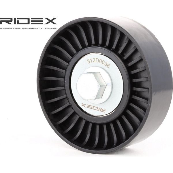 Ridex 312D0036 - Oe 5751 60 Puleggia Folle, Cinghia A V Per C5 I (Dc), C5 I (De), C5 Ii (Rc), C5 Ii (Re), C5 (Re), C8 (Ea, Eb), Jumpy (U6U), Jumpy (B), Xsara, Scudo, Ulysse, 206 Cc (2D), 206 (2A/C), 206 Sw (2E/K), 307, 307 Cc (3B), 307 Sw (3H), 406, 407, 407 Sw (6D, 6E), 607 (9D, 9U), 807 (Eb), Expert (224), Expert (222)-image