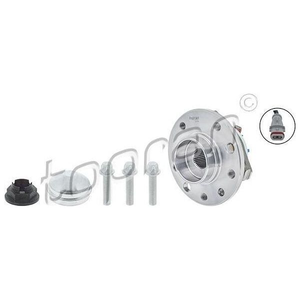 Topran 207 390 - Oe 16 03 254 Set Di Cuscinetti Ruota, Asse Anteriore Per Astra H, Zafira B-image