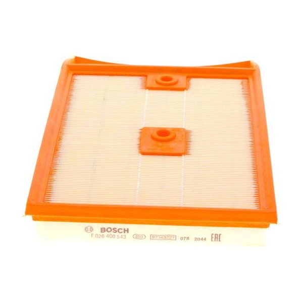 Bosch F 026 400 543 - Filtro Aria Oe 6C0 129 620 D Per A1 (8X), Ibiza (6J, 6P), Toledo Iv (KG3), Fabia Iii (Nj), Rapid (Nh), Polo (6C, 6R)-image