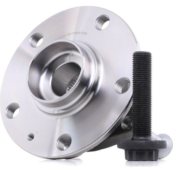 Ridex 654W0053 - Set Di Cuscinetti Ruota Oe 1K0498621 Per A3 (8P), A3 (8V), Q2 (Ga), Q3 (F3B), Tt (Fv), Altea (5P), Ateca (Kh), Leon (1P1), Leon (5F), Toledo Iii (5P2), Karoq, Kodiaq, Octavia Ii (1Z), Octavia Iii (5E), Superb Iii (3V), Yeti (5L), Arteon (3H), Caddy Iii (2C, 2K), Golf (BA5, BV5), Golf Plus (5M), Golf Sportsvan (AM1, AN1), Golf V (1K), Golf Vii, Golf Vi, Jetta Iii (1K2), Passat (3G)-image