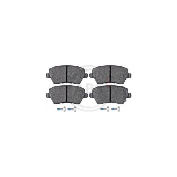 A.B.S. 37478 - Set Di Pastiglie Freno Oe D10601HA0C Per Micra Iv K13, Micra V K14, Agila B-image
