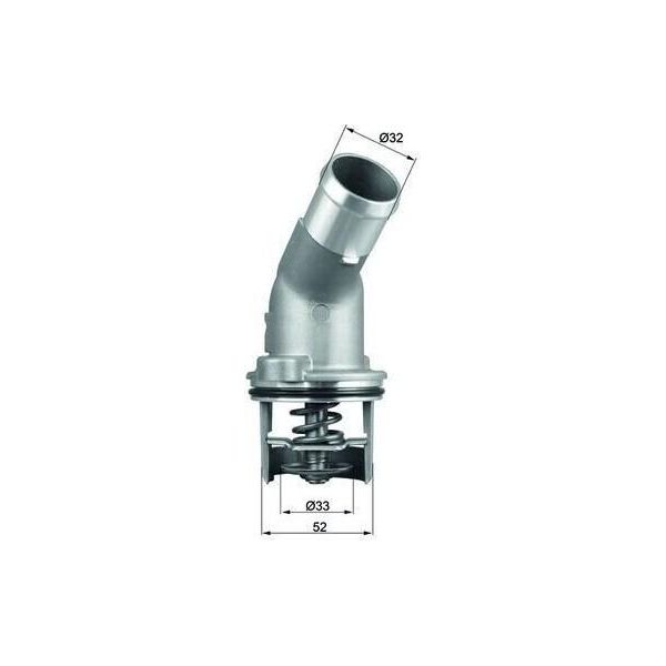 Mahle Ti 205 92D - Oe 06C121111C Termostato Acqua Di Raffreddamento Per A4 (8E), A4 (8H), A6 (4B), A6 (4F), A8 (4E)-image