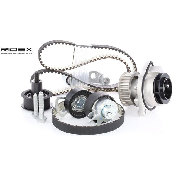 Ridex 3096W0034 - Oe 036 109 119 Ag Set Pompa Acqua + Cinghia Di Distribuzione Per A2 (8Z), Altea (5P), Arosa (6H), Cordoba (6K), Cordoba (6L), Ibiza (6K), Ibiza (6L), Ibiza (6J, 6P), Inca (6K), Leon (1M1), Leon (1P1), Toledo Ii (1M2), Toledo Iii (5P2), Fabia I (6Y), Fabia Ii (54), Octavia I (1U), Octavia Ii (1Z), Roomster (5J), Bora (1J), Caddy Ii (9K), Caddy Iii (2C, 2K), Golf Iv (1J), Golf Plus-image