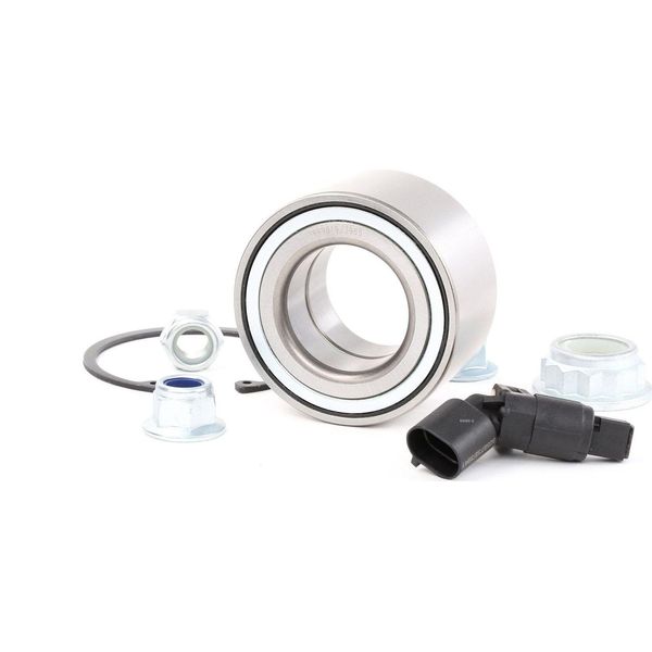 Ridex 654W1091 - Radlagersatz, Vorderachse FüR A3 (8L), Tt (8N), Cordoba (6K), Ibiza (6K), Inca (6K), Leon (1M1), Toledo Ii (1M2), Octavia I (1U), Bora (9M), Bora (1J), Caddy Ii (9K), Golf Iv (1J), Lupo (6E1, 6X1), New Beetle, Polo (6N), Polo (6V)-image
