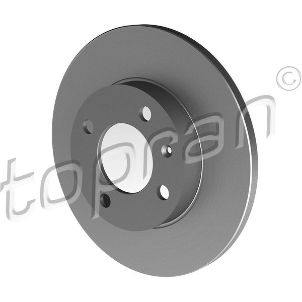 Topran 103 406 - Oe 839 615 301 Bremsscheibe, Vorderachse FüR Cordoba (6K), Ibiza (6K), Toledo I (1L2), Golf Iii (1H), Jetta Ii (165, 19E, 1G2), Polo (6V), Vento (1H)-image