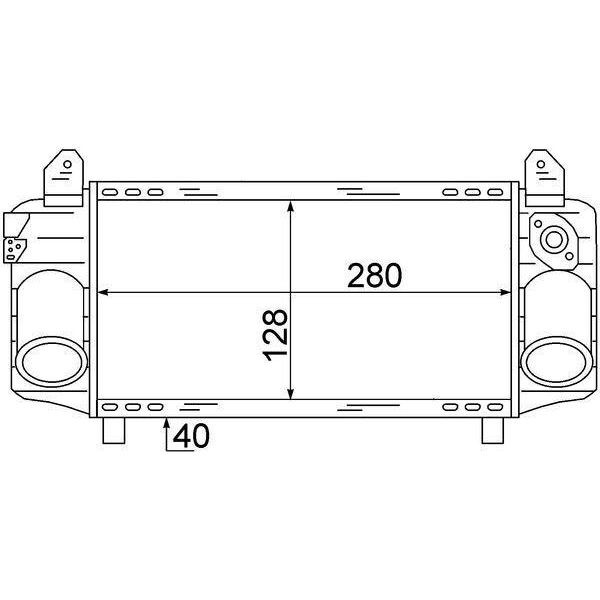 Mahle Ci 72 000S - Intercooler Oe 8Z0145804 Per A2 (8Z)-image