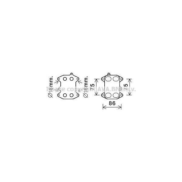 Prasco AI4294 - Intercooler Oe 8K0145805G Per A5 (8T), A4 (8K), A5 (8F), A6 (4G), A7 (4G), Q5 (8R), Macan (95B)-image