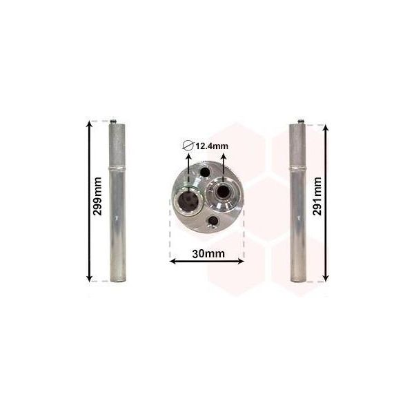 Van Wezel 0300D298 - Essiccatore Aria Condizionata Oe 8K0298403 Per A4 (8K), A5 (8T), A5 (8F), Q5 (8R), A4 (8H)-image
