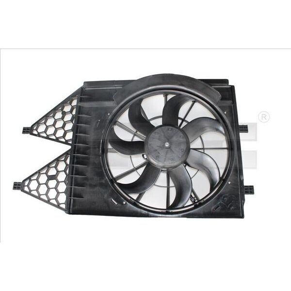 Tyc 837-0054 - Ventola Radiatore Oe 6R0959455 Per A1 (8X), Ibiza (6J, 6P), Fabia Ii (54), Fabia Iii (Nj), Rapid (Nh), Roomster (5J), Polo (6C, 6R)-image