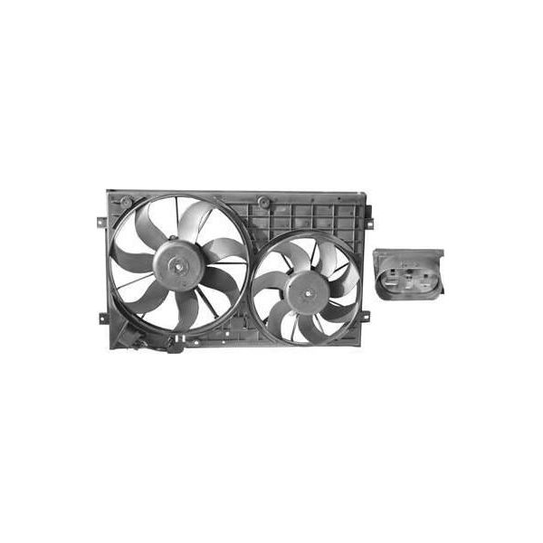 Van Wezel 5894748 - Ventola Radiatore Oe 1K0121207BB Per A3 (8P), Altea (5P), Leon (1P1), Toledo Iii (5P2), Octavia Ii (1Z), Golf Plus (5M), Golf V (1K), Golf Vi, Jetta Iii (1K2), Passat (3C), Passat (365, 362), Scirocco, Touran (1T), Caddy Iii (2C, 2K), Eos (1F)-image
