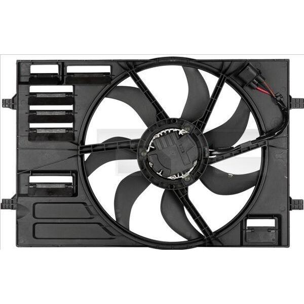 Tyc 837-0055 Ventola Radiatore Oe 5Q0121203DC Compatibile Con A3 8V, Q2, Q3, Tt, Ateca, Leon, Tarraco, Karoq, Kodiaq, Octavia, Superb, Arteon, Golf Sportsvan, Golf Vii, Passat 3BG, T-ROC, Tiguan, Touran-image