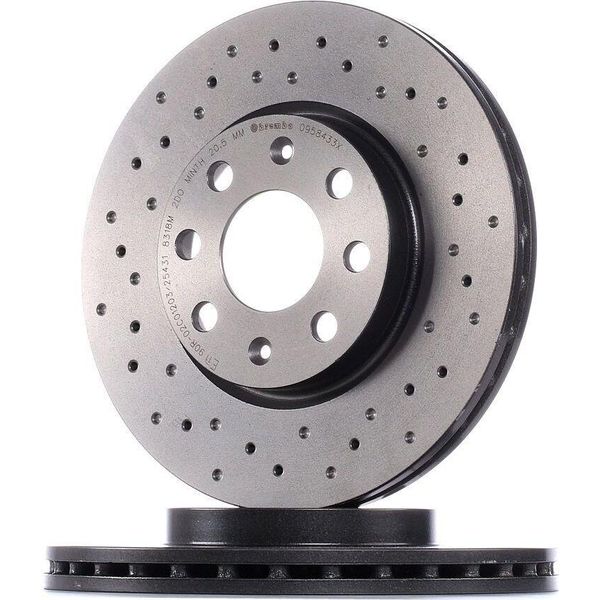 Brembo 09.5843.3X - Disco Freno Oe 93197241 Per Adam, Corsa D (S07), Corsa E (X15), Punto-image