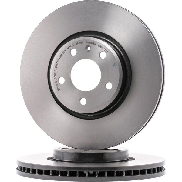 Brembo 09.B972.11 - Oe 8R0615301 Disco Freno Per A4 (8K), A5 (8F), A5 (8T), A6 (4G), A7 (4G), Q5 (8R)-image