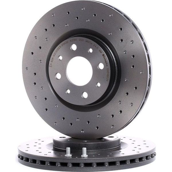 Brembo 09.5180.3X - Disco Freno Oe 46535086 Per Bravo, Mito (955), Stilo-image