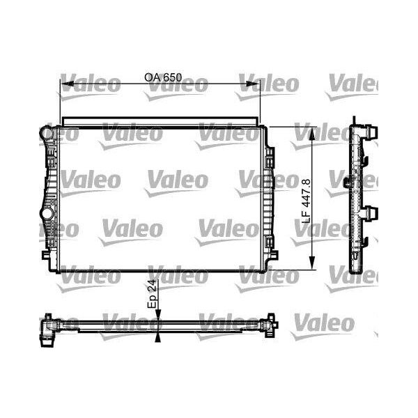Valeo 735559 - Oe 5Q0121251EQ Radiatore, Raffreddamento Motore Per Q3 (F3), Q3 (F3B), Q2 (Ga), A3 (8Y), A3 (8V), Leon (Kl), Formentor (KM7), Tarraco (KN2), Leon (5F), Ateca (Kh), Superb Iii (3V), Octavia Iv (Nx), Octavia Iii (5E), Kodiaq, Karoq, Touran (5T), Tiguan (Bj, Bw), Tiguan (Ad, Ax), T-ROC, Passat (3G), Golf Viii, Golf Vii, Golf Sportsvan (AM1, AN1), Golf (BA5, BV5), Caddy V (Sb), Arteon (-image
