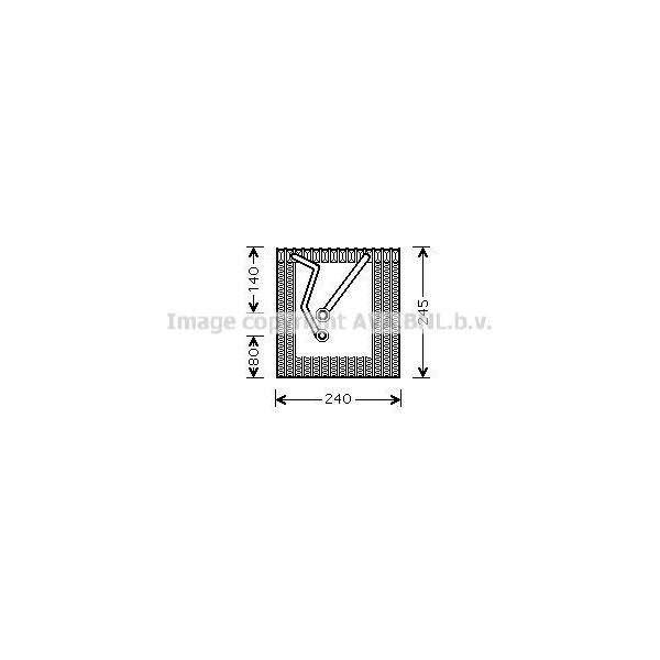 Prasco AI4432 - Intercooler Oe 8W0145805 Per A4 (8W), A5 (F5), A6 (4A), A7 (4K)-image
