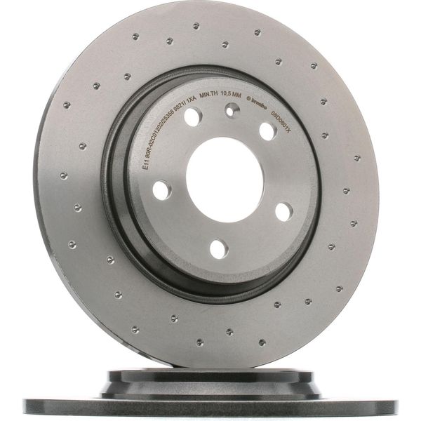 Brembo 08.D060.1X - Oe 80A615601 Disco Freno Per A4 (8W), A5 (F5), A6 (4A), A7 (4K), Q5 (Fy)-image
