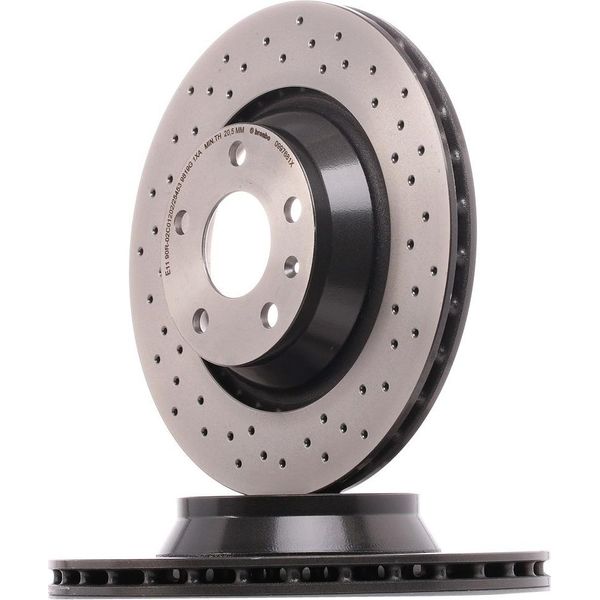 Brembo 09.9768.1X - Oe 8J0615601A Disco Freno Per Tt (8J)-image