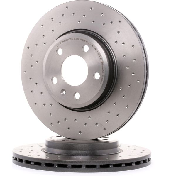 Brembo 09.A820.1X - Oe 8K0615301 Disco Freno Per A4 (8K), A4 (8W), A5 (8F), A5 (8T), A5 (F5)-image