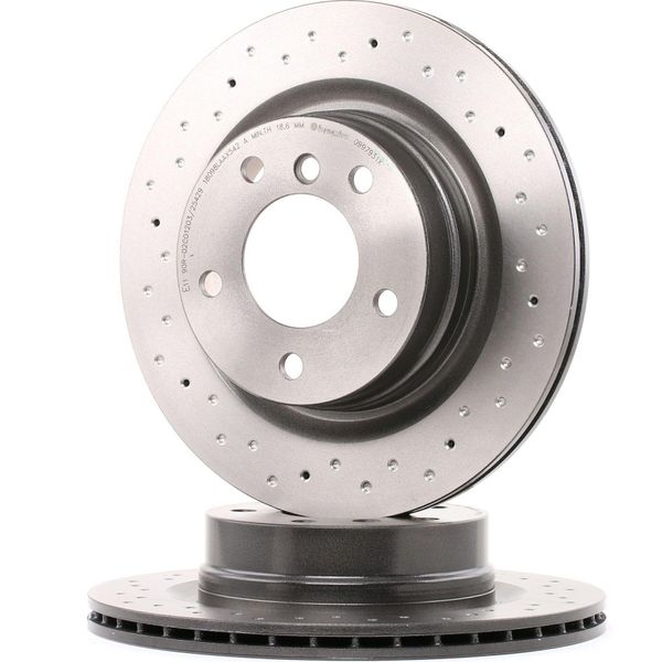 Brembo 09.9793.1X Disco Freno Oe 34216764651 Compatibile Con Serie 4 F36, Serie 4 F32, Serie 3 F31, Serie 3 E91, Serie 3 F34, Serie 3 E92, Serie 3 E93, Serie 3 F30, Serie 3 E90, Serie 2 F22, Serie 2 F23, Serie 1 E88, Serie 1 F21, Serie 1 F20, Serie 1 E87, Serie 1 E81-image