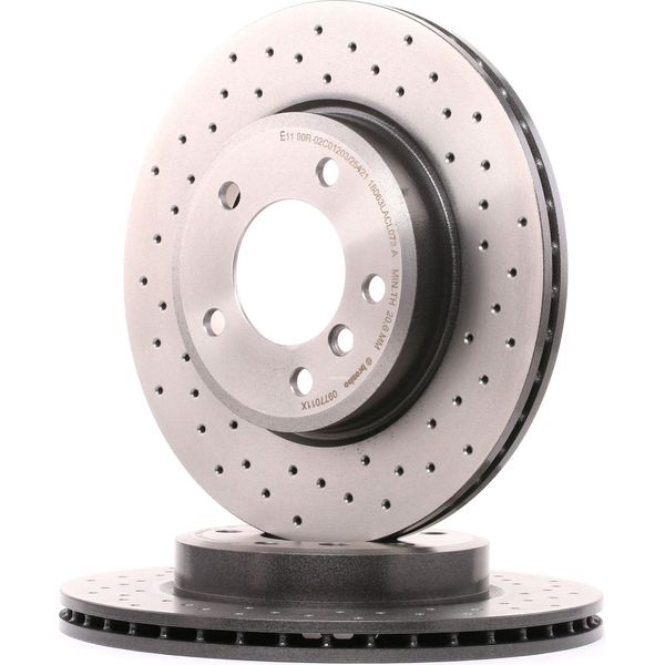 Brembo 09.7701.1X - Disco Freno Oe 34116864058 Per Serie 3 (E46), Z3 (E36), Z4 (E85)-image