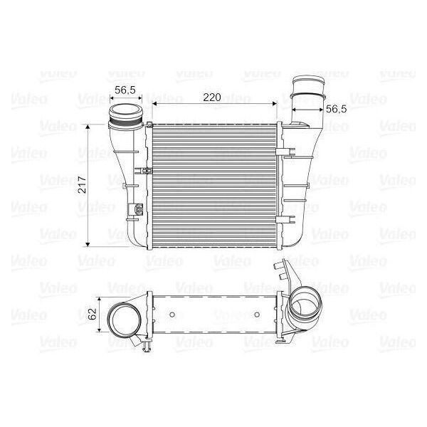 Valeo 818669 - Intercooler Oe 8E0145805AA Per A4 (8E), A4 (8H), Exeo (3R)-image