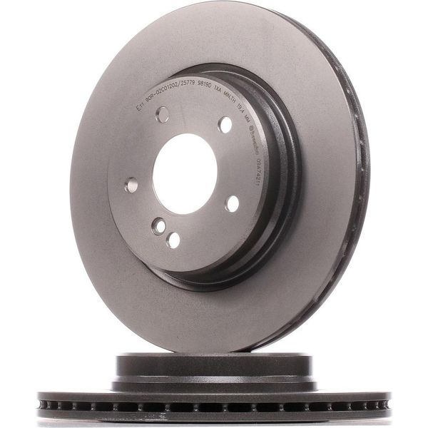 Brembo 09.A742.11 Disco Freno Oe 5135505AA Compatibile Con Slk, Classe E, Clk, Classe C, Crossfire-image
