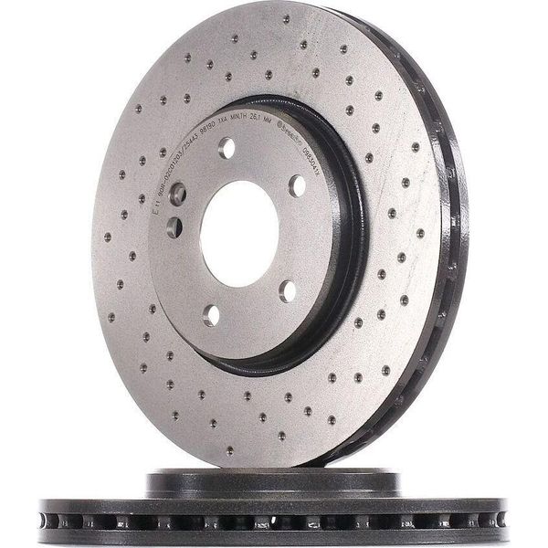 Brembo 09.8304.1X - Disco Freno Oe 5098063AA Per Clk (A208), Crossfire, Classe E (S210), Classe E (W210), Slk (R170), Slk (R171)-image