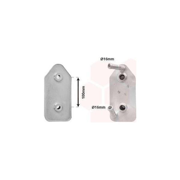 Van Wezel Radiatore Dell'olio Cambio Automatico 03003356 Per Vw Golf Iv Hatchback (1J1)-image