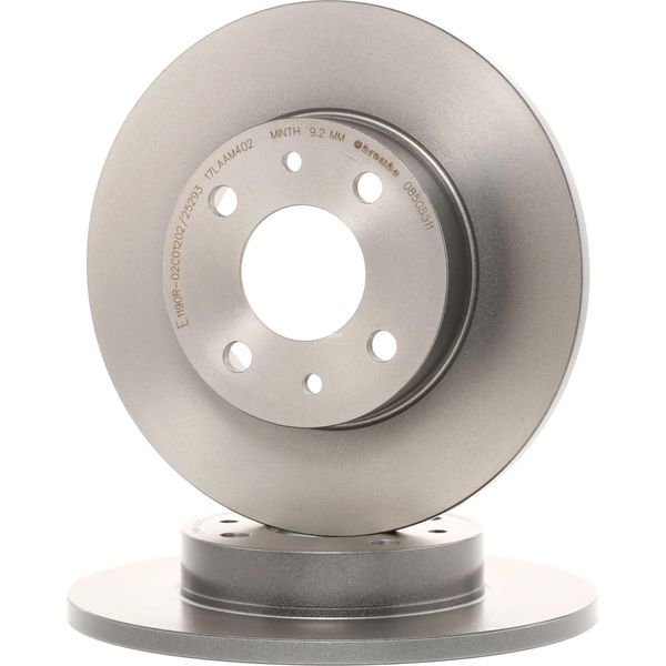 Brembo 08.5085.11 - Oe 46403960 Bremsscheibe FüR 145 (930), 146 (930), 155 (167), 500 (312), Barchetta, Bravo, Bravo, Coupe 175, Idea, Ka (RU8), Marea, Panda, Punto, Seicento, Tipo-image