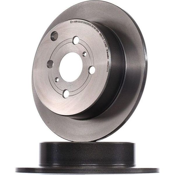 Brembo 08.A273.11 - Oe 424310D050 Disco Freno Per Corolla (E12), Corolla Verso (E12), Yaris (P1), Yaris Verso (P2)-image