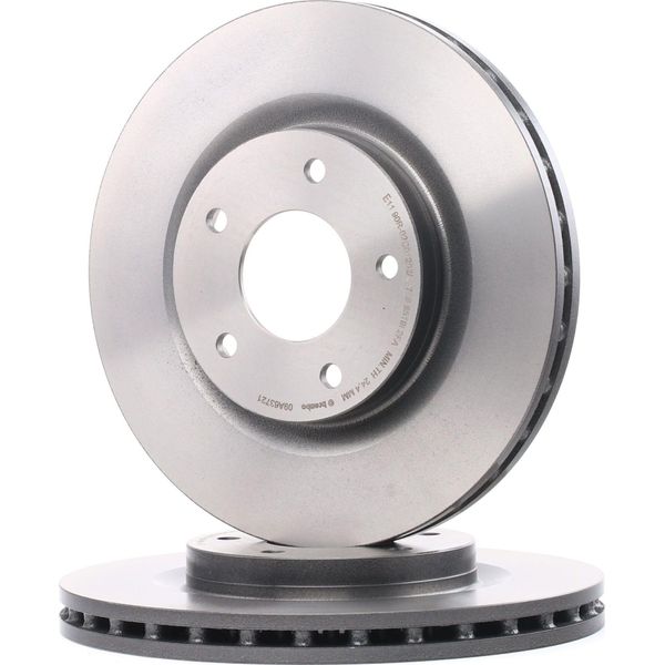 Brembo 09.A637.21 - Disco Freno Oe 1607500580 Per 4008, C4 Aircross-image