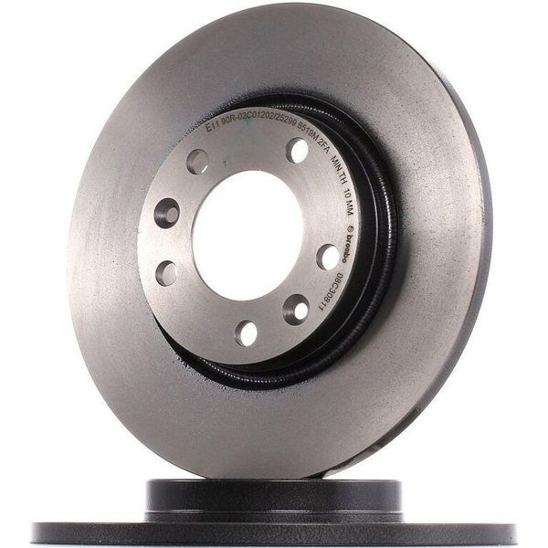 Brembo 08.C308.11 Disco Freno Oe 1609582880 Compatibile Con Proace, Rifter, Partner, 508, 308, 3008, Grandland, Combo, C4, Berlingo-image