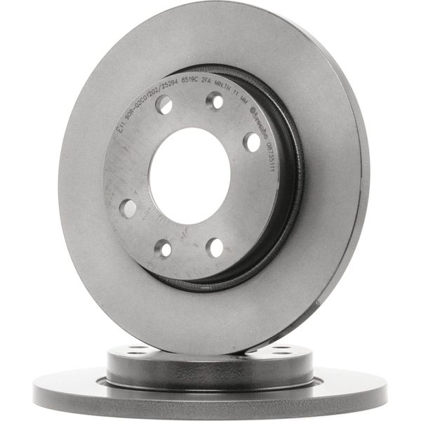 Brembo 08.9606.11 - Disco Freno Oe 4246R8 Per 306, 206 (2A/C), 206 (2E/K), 206 Sw (2E/K), 206 Van, 206+-image