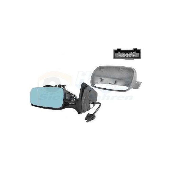 Van Wezel 5888817 - Oe 1J1857507D Specchio Retrovisore Esterno, Sinistro Per Bora (1J), Golf Iv (1J)-image