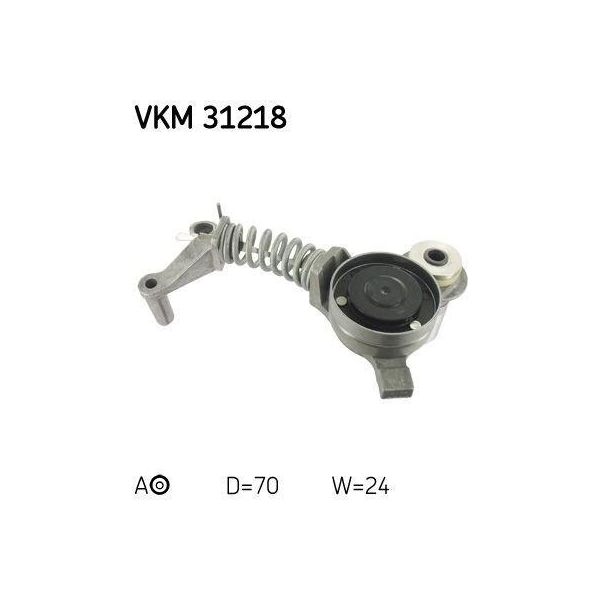 Skf Vkm 31218 - Oe 06C 903 133 B Puleggia Tenditore, Cinghia A V Per A4 (8E), A4 (8H), A6 (4B), A6 (4F)-image