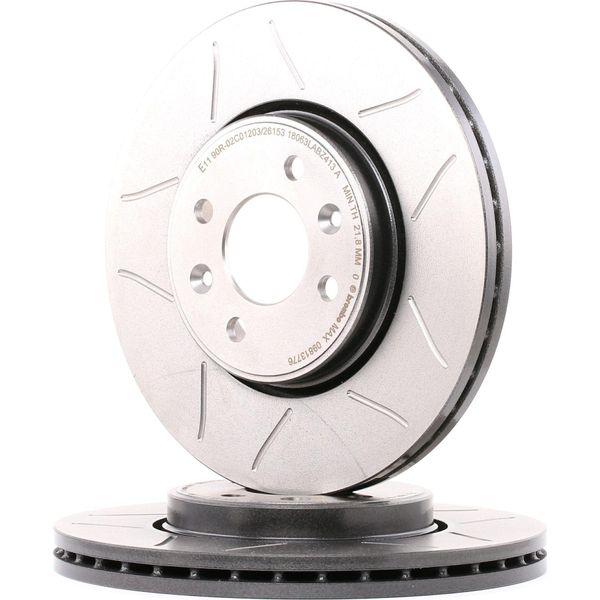 Brembo 09.8137.76 - Disco Freno Oe 8671005975 Per Laguna I, Megane I, Megane Ii, Megane Scenic, Scenic I, Scenic Ii-image