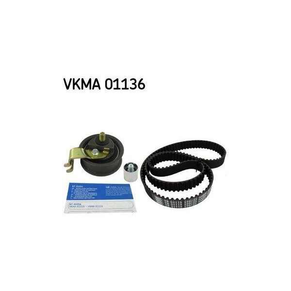 Skf Vkma 01136 - Oe 06A 198 119 119 B Zahnriemensatz FüR A3 (8L), A4 (8D), Tt (8N), Alhambra (7V), Leon (1M1), Toledo Ii (1M2), Octavia I (1U), Bora (1J), Golf Iv (1J), New Beetle, Sharan (7M)-image