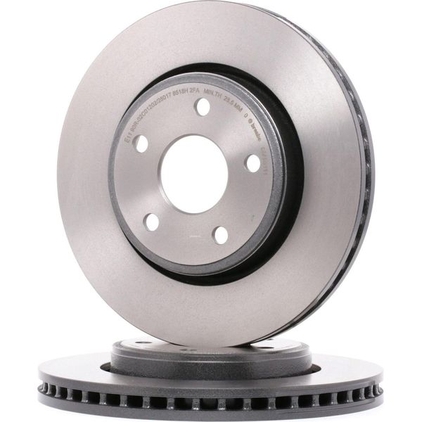 Brembo 09.5802.21 Disco Freno Oe 6001548578 Compatibile Con Twingo, Thalia, Sandero, Megane, Logan, Kangoo, Clio, Kubistar-image