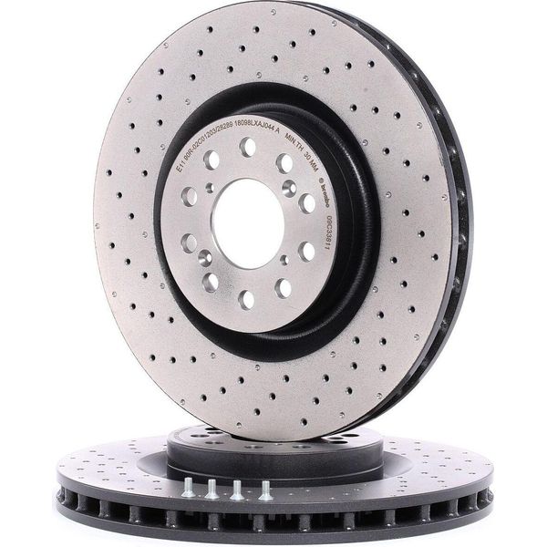 Brembo 09.C338.11 - Disco Freno Oe 45251TV8E02 Per Civic Ix, Civic X-image