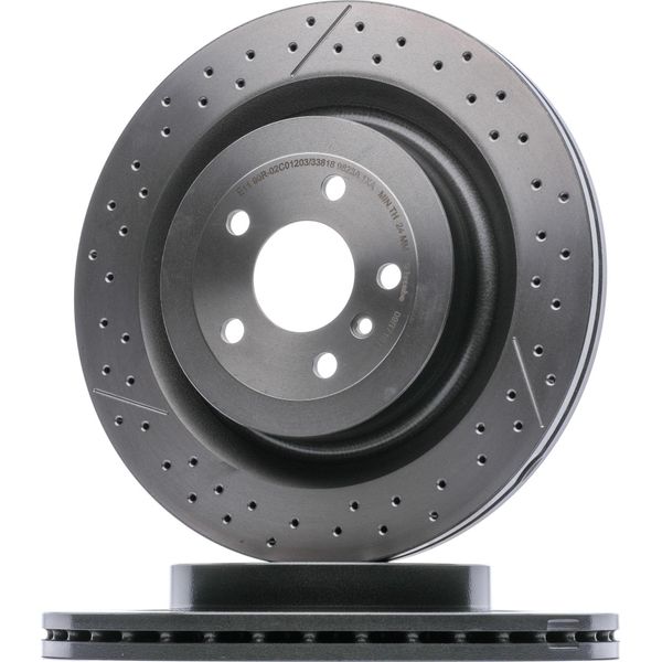 Brembo 09.B710.11 - Disco Freno Oe 1664230512 Per Gle (C292), Gle (W166), Classe Gl (X166), Gls (X166), Classe M (W166)-image