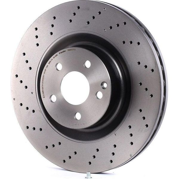 Brembo 09.A817.11 - Disco Freno Oe 2214210012 Per Classe E (S211), Classe E (W211), Classe S (C216), Classe S (W221), Sl (R230)-image