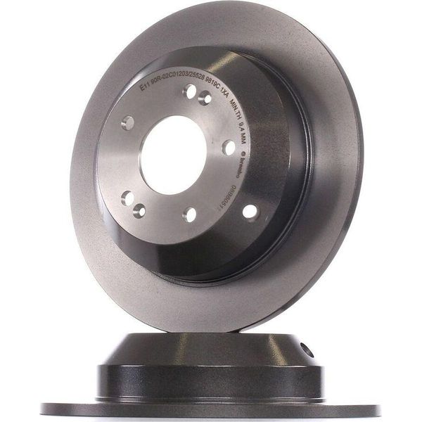 Brembo 08.B605.11 - Disco Freno Oe 584112P000 Per Grand Santa Fe, Santa Fe Ii (Cm), Santa Fe Iii (Dm), Sorento Ii (Xm)-image