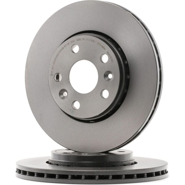 Brembo 09.A727.21 - Disco Freno Oe 4154200001 Per Citan (W415), Kangoo (Fw), Kangoo (Kw)-image