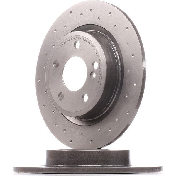 Brembo 08.B348.4X - Disco Freno Oe 2464230112 Per Classe A (W176), Classe B (W246), Cla (C117), Cla (X117), Classe Gla (X156)-image
