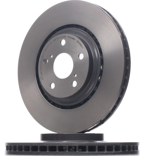 Brembo 09.C499.11 - Disco Freno Oe 435120E030 Per Alphard (H3), Highlander, Nx (Z1), Rav 4 Iv (A4), Rx (L1)-image