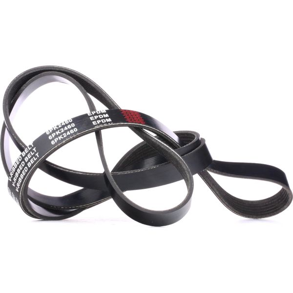 Stark SK-6PK2460 - Oe 059903137AB Cinghia A V Per A4 (8W), A4 (8E), A4 (8H), A4 (8K), A5 (8T), A5 (F5), A6 (4F), A6 (4G), A7 (4G), A8 (4E), Q5 (Fy), Q7 (4M), Voyager Iii (Gs), Voyager Iv, X-Type (X400), Wrangler I (Sj, Yj), Classe E (W124), Classe S (W140), Classe S (W220), Classe S (C140), Classe S (C215), Sl (R129), Sl (R230), Sls Amg (C197), Touareg (CR7, RC8)-image