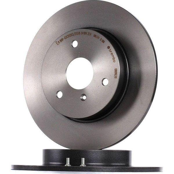 Brembo 08.8163.11 - Disco Freno Oe 4341V001 Per Cabrio (450), City-Coupé (450), Crossblade (450), Fortwo (450), Fortwo Cabrio (450), Roadster (452)-image